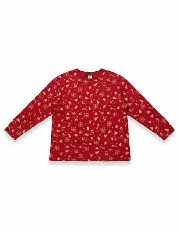 Bluza de pijama Zara, rosu