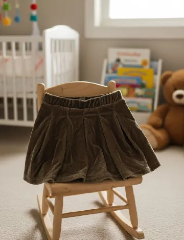 Fusta Zara, kaki Verde