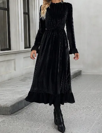 Rochie lunga SHEIN, negru Negru