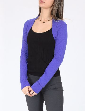 Bolero Bershka, albastru