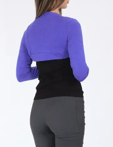 Bolero Bershka, albastru Albastru