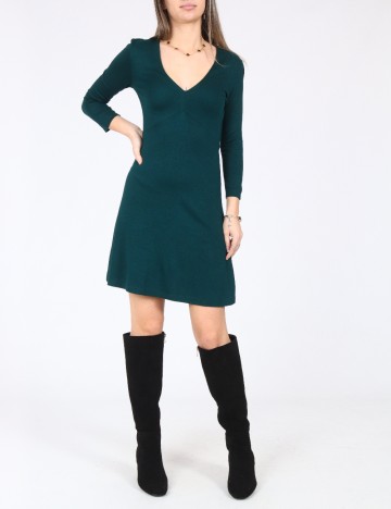 Rochie scurta Bershka, verde