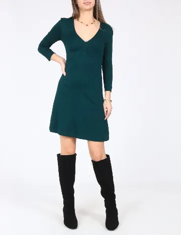 Rochie scurta Bershka, verde