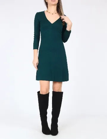 Rochie scurta Bershka, verde