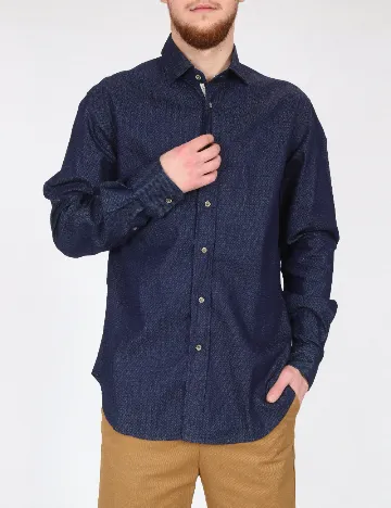 Camasa Zara, bleumarin