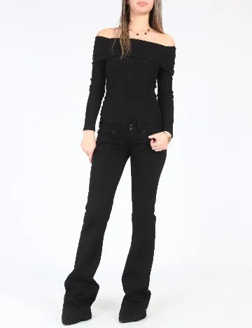 Blugi Bershka, negru