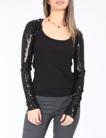 Bolero Bershka, negru