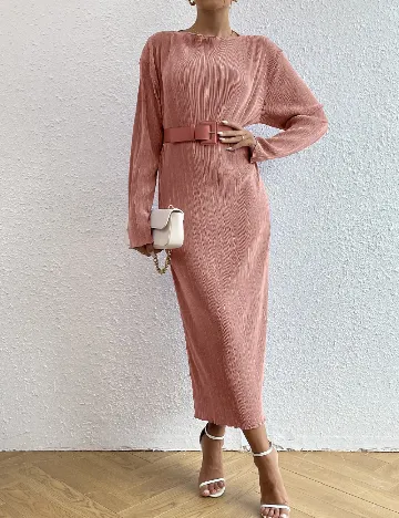 Rochie lunga SHEIN, roz Roz