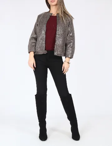 Jacheta Bershka, gri Gri