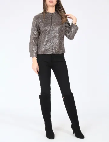 Jacheta Bershka, gri Gri