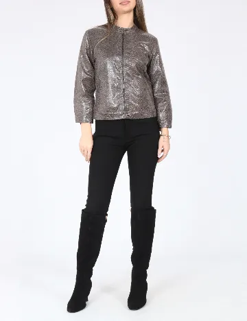 Jacheta Bershka, gri Gri