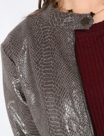 Jacheta Bershka, gri Gri