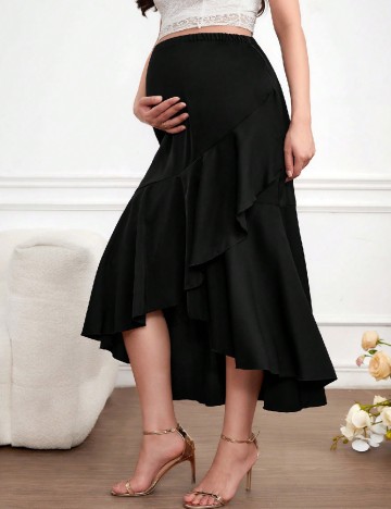 Fusta SHEIN Maternity, negru