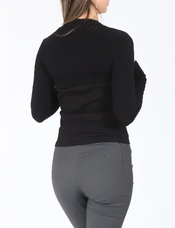 Bolero Bershka, negru Negru