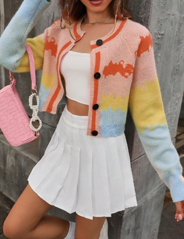 Cardigan SHEIN, mix culori