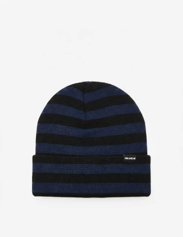 Caciula Pull&Bear, albastru/negru