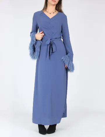 Rochie lunga SHEIN, albastru Albastru