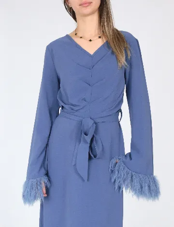 Rochie lunga SHEIN, albastru Albastru