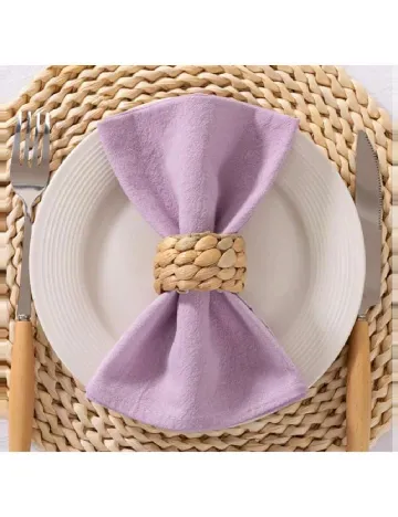 Set servetele de masa 6 bucati SHEIN, mov