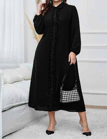 Rochie lunga SHEIN CURVE, negru