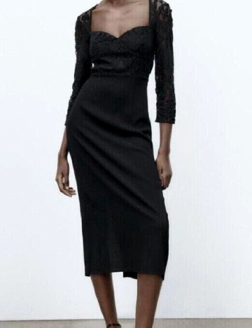 Rochie medie Zara, negru