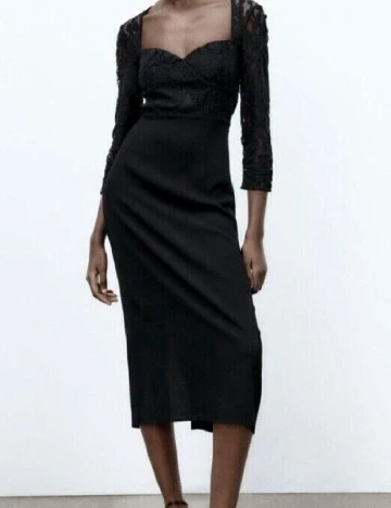 Rochie medie Zara, negru