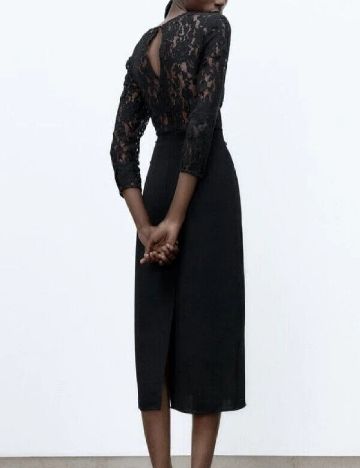 Rochie medie Zara, negru
