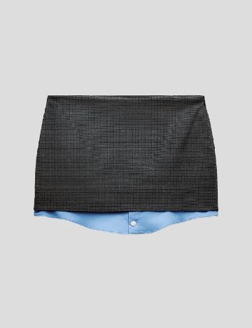 Fusta Zara, gri inchis