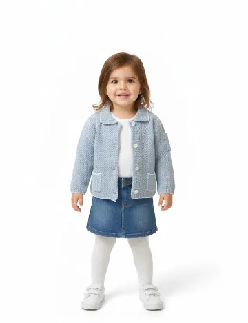 Cardigan Skhuaban, bleu