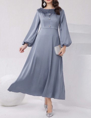 Rochie lunga SHEIN, albastru