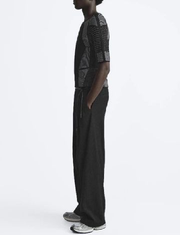 Bluza Zara, negru/gri