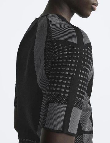 Bluza Zara, negru/gri