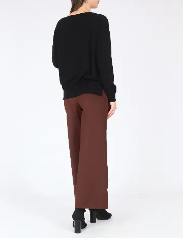 Pantaloni Zara, maro