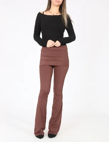 Pantaloni Zara, maro