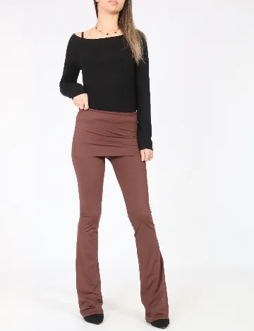 Pantaloni Zara, maro