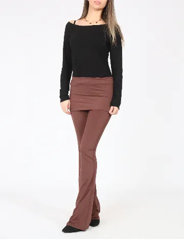 Pantaloni Zara, maro