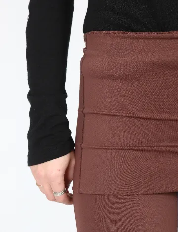 Pantaloni Zara, maro