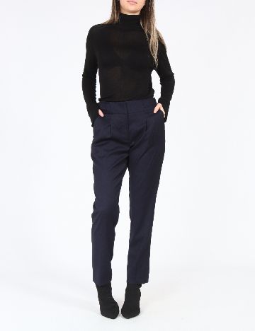 Pantaloni Zara, bleumarin