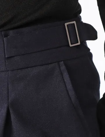 Pantaloni Zara, bleumarin Albastru