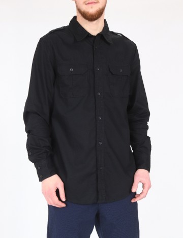 Camasa Bershka, negru