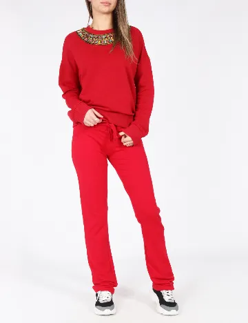 Pantaloni Bershka, rosu