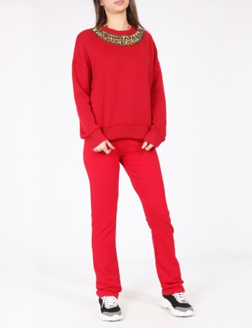 Pantaloni Bershka, rosu