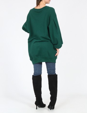 Bluza Oversize Bershka, verde