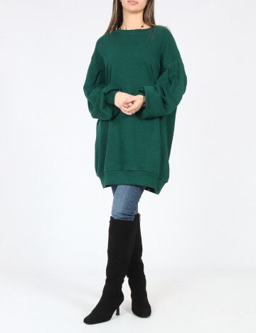 Bluza Oversize Bershka, verde