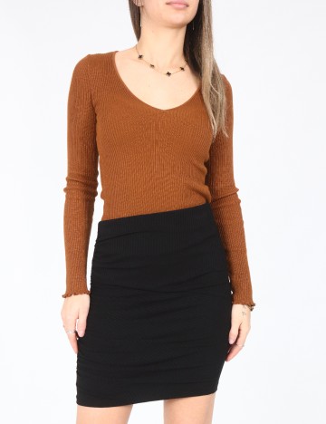 Fusta Bershka, negru