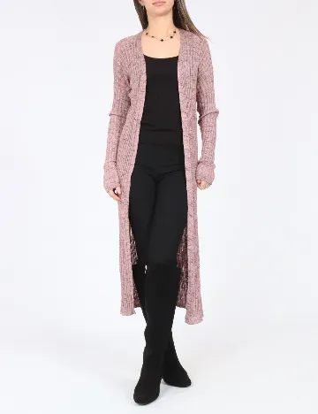 Cardigan Bershka, roz pudra