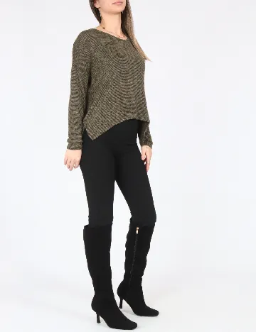 Bluza Oversize Bershka, verde