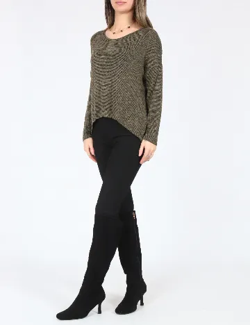 Bluza Oversize Bershka, verde