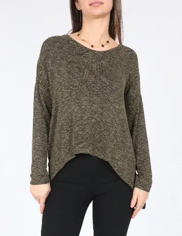 Bluza Oversize Bershka, verde