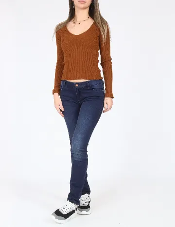 Blugi Zara, bleumarin Albastru